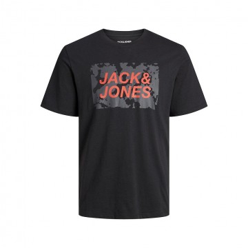 Camiseta JACK & JONES JCOLAUGE TEE SS CREW NECK FST 12232356 NEGRO Negro